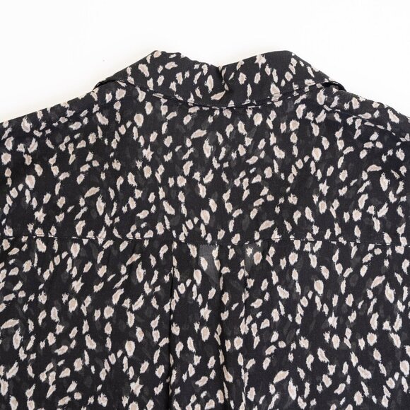 🚨 Anthropologie Cloth & Stone Spotted Lightweight Button Down Shirt - Picture 6 of 11